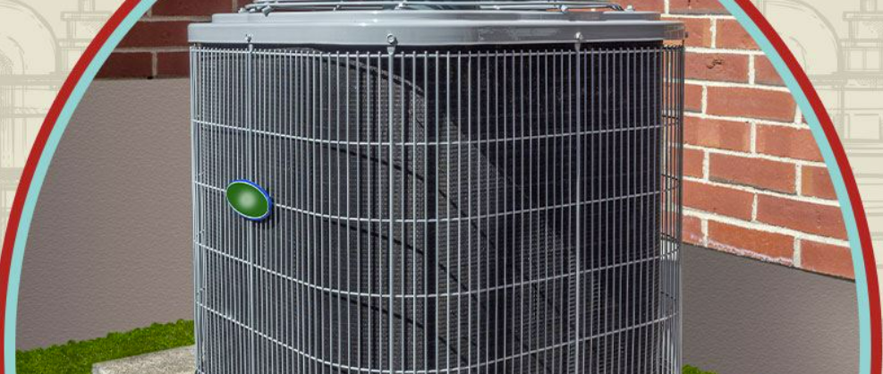 AC Unit in backyard