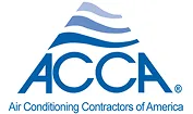 ACCA logo with blue stylized waves above the letters and the text “Air Conditioning Contractors of America” below.